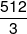 \frac{{512}}{3}