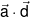 \vec a \cdot \vec d