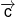 \overrightarrow c 