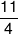 \frac{{11}}{4}