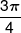 \frac{{3\pi }}{4}