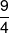 \frac{9}{4}