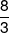 \frac{8}{3}