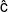 \hat c