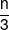 \frac{n}{3}