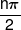 \frac{{n\pi }}{2}