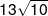 13\sqrt {10} 