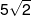 5\sqrt 2 