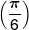 \left( {\frac{\pi }{6}} \right)