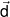 \vec d