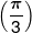 \left( {\frac{\pi }{3}} \right)