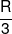 \frac{R}{3}